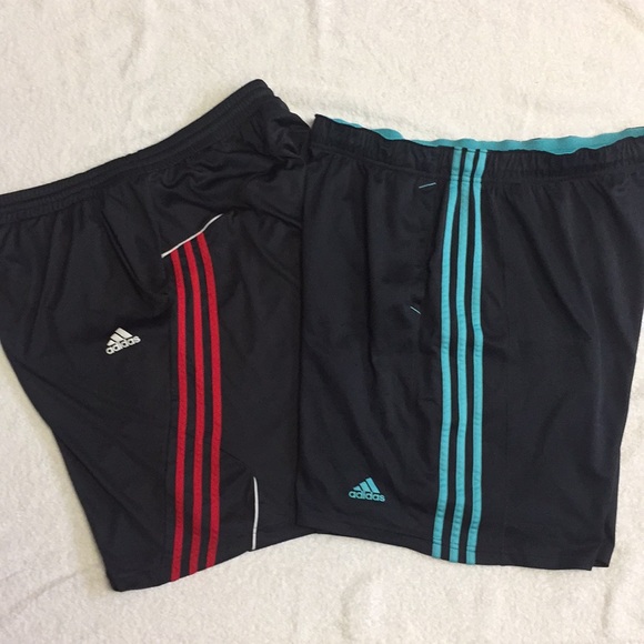 adidas Other - Adidas shorts xl, 2 pair 3stripe black  shorts